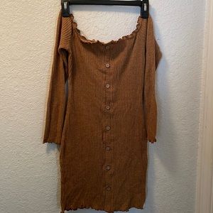 Cute Mini Button Dress
